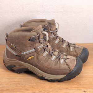 Keen Targhee II Mid Women's 6.5 EU 37 Waterproof Hiking Boots Brown Casual Trail